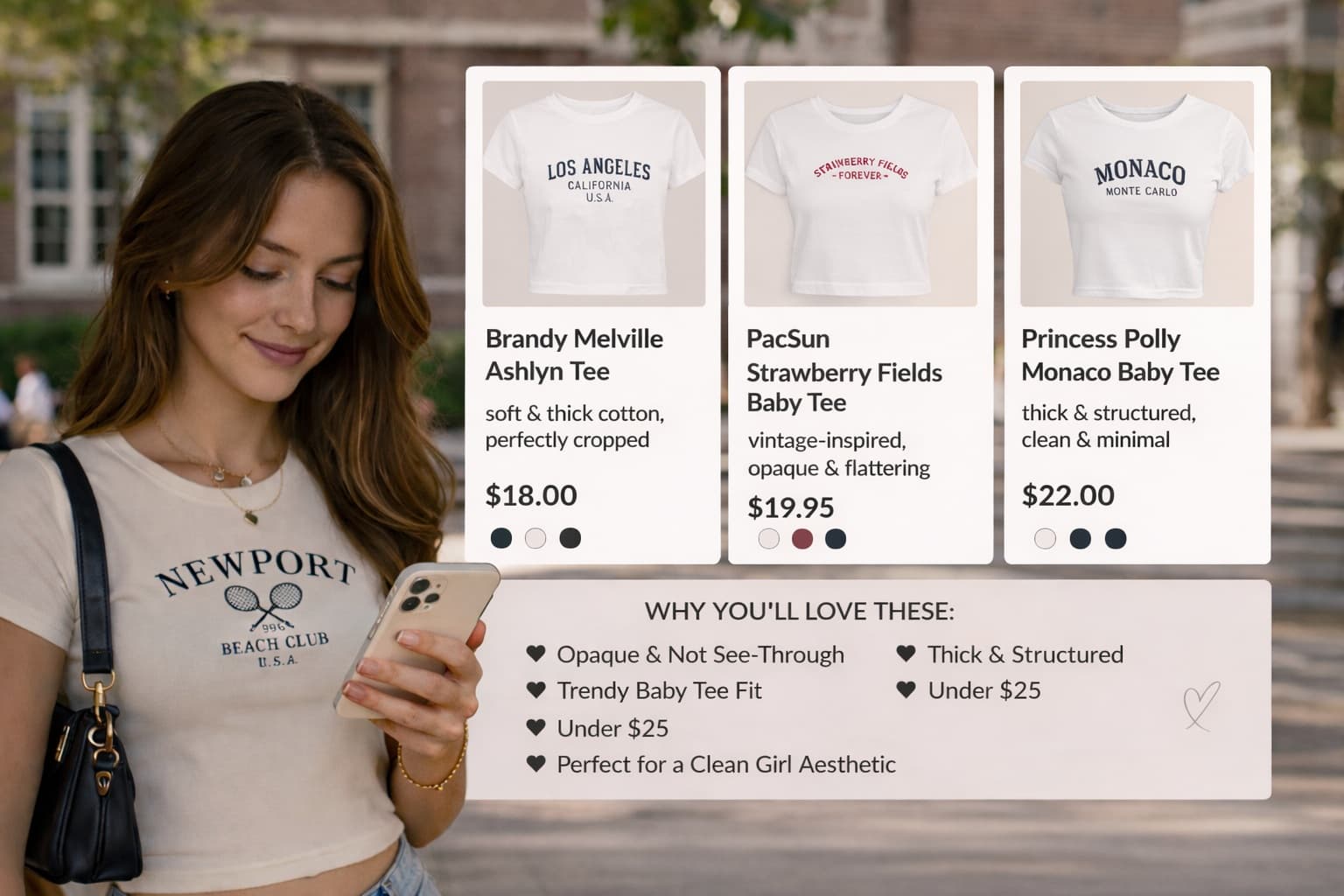 Smart AI Search results for fashion query